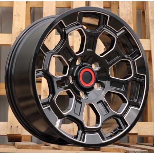 Alu kola Racing Line L2323, 22x9 5x150 ET30, černá lesklá
