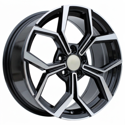 Alu kola Racing Line B5952, 17x7.5 5x112 ET40, černá + leštění