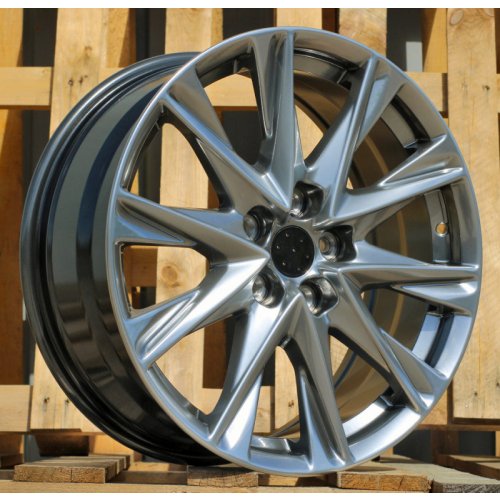 Alu kola Racing Line I1102, 18x7.5 5x114.3 ET45, titanová metalíza