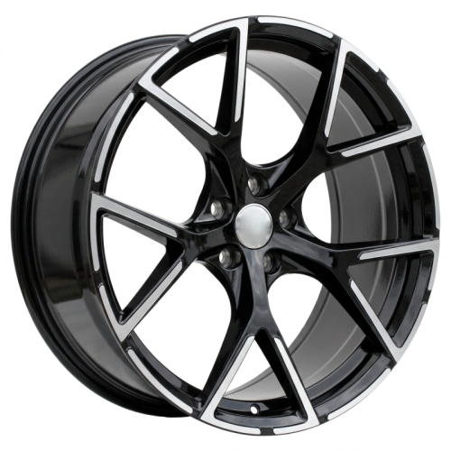Alu kola Racing Line 3S5997, 20x9 5x112 ET30, černá + leštění