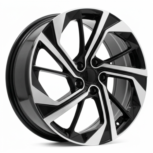 Alu kola Racing Line D1981, 19x7.5 5x114.3 ET45, černá + leštění