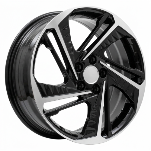 Alu kola Racing Line A5895, 17x7 5x114.3 ET49, černá + leštění