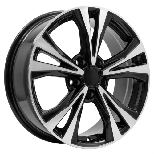 Alu kola Racing Line A5832, 18x7 5x114.3 ET40, černá + leštění