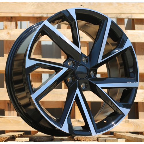 Alu kola Racing Line I5568, 19x8 5x112 ET41, černá + leštění