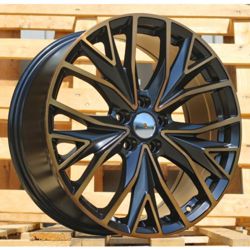 Alu kola Racing Line B5922, 19x8 5x112 ET45, černá matná + měděná barva leštění