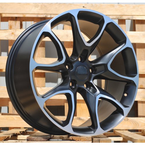 Alu kola Racing Line B1790, 20x9 5x127 ET40, černá matná + leštění