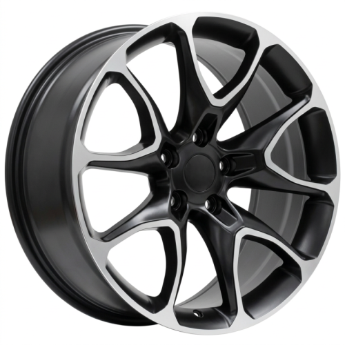 Alu kola Racing Line B1790, 20x9 5x127 ET40, černá matná + leštění