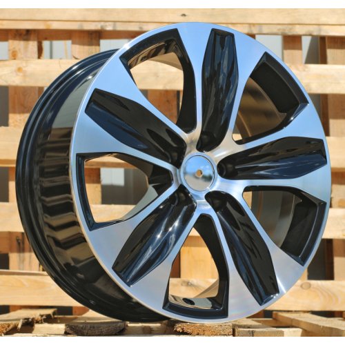 Alu kola Racing Line D2054, 18x8 5x114.3 ET35, černá + leštění