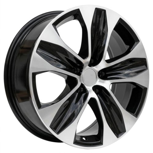 Alu kola Racing Line D2054, 18x8 5x114.3 ET35, černá + leštění