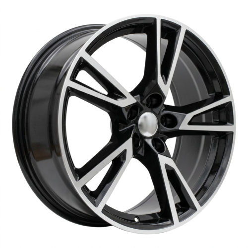 Alu kola Racing Line A043, 19x8 5x112 ET39, černá + leštění