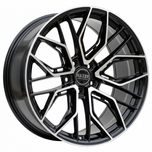 Alu kola Haxer HX015F, 19x9.5 5x112 ET20, černá + leštění