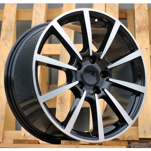 Alu kola Racing Line 1067, 20x11 5x130 ET56, černá + leštění