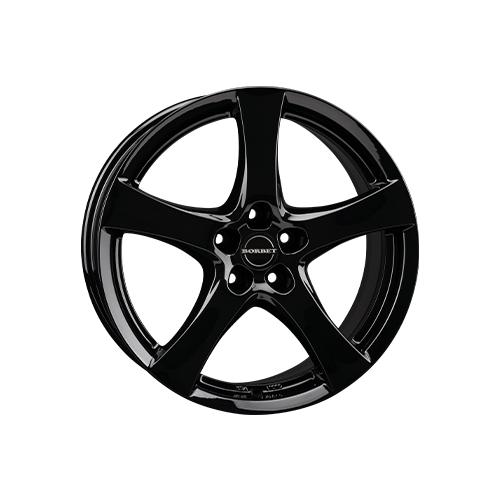 Alu kola BORBET F, 15x6 4x100 ET35, černá lesklá