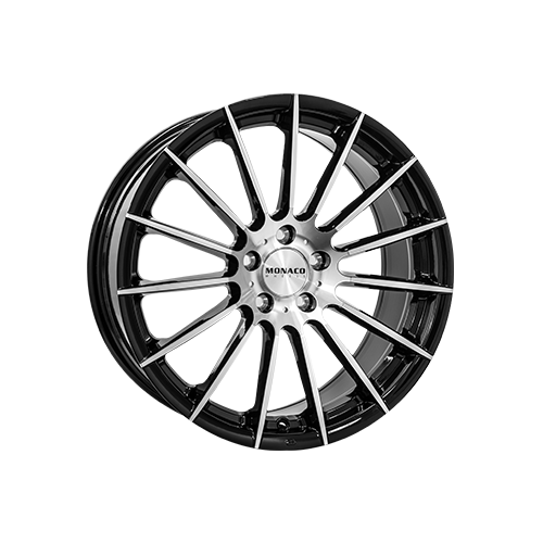Alu kola MONACO WHEELS FORMULA, 17x7.5 5x112 ET45, černá lesklá + leštění