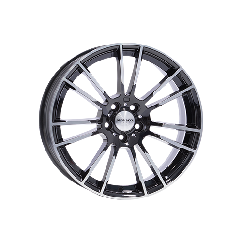 Alu kola MONACO WHEELS MC8, 18x8 5x112 ET30, černá lesklá + leštění