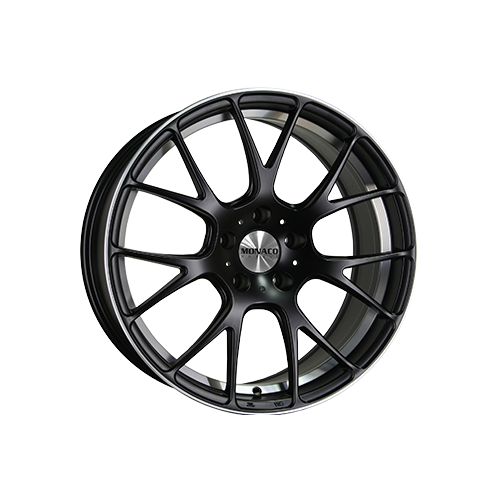 Alu kola MONACO WHEELS MIRABEAU, 18x8 5x114.3 ET40, černá matná + leštění
