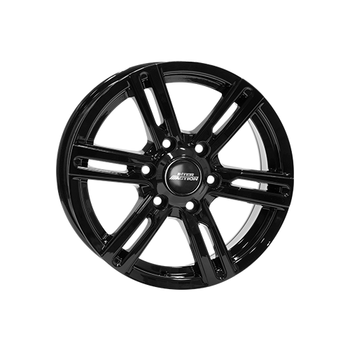Alu kola INTER ACTION KARGIN 6, 18x8 6x130 ET53, černá lesklá (zátěžová)