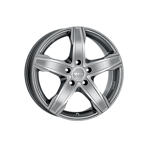 Alu kola MAK KING 5, 18x7.5 5x108 ET48, šedivá lesklá (zátěžová)