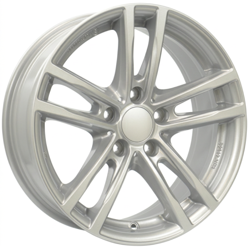 Alu kola RIAL X10, 18x8.5 5x120 ET50, stříbrná (zátěžová)