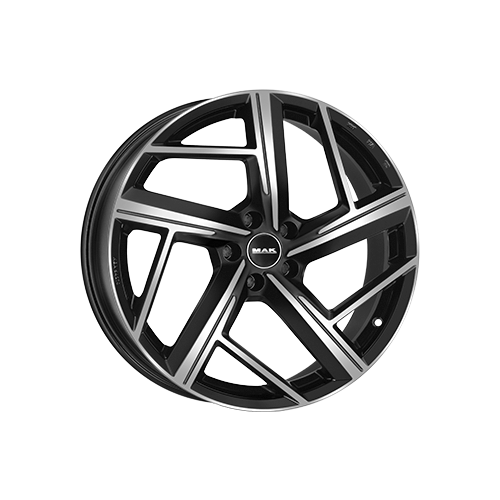 Alu kola MAK QVATTRO, 21x8.5 5x112 ET38, černá lesklá + leštění (zátěžová)