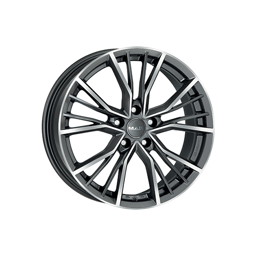 Alu kola MAK UNION, 22x10 5x112 ET32, šedivá + leštění (zátěžová)