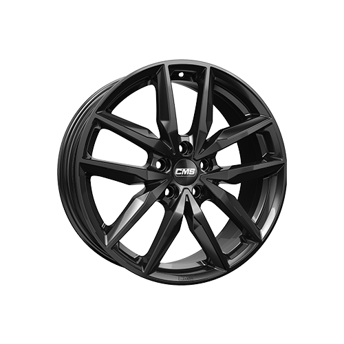 Alu kola CMS C28, 17x7 5x100 ET40, černá lesklá