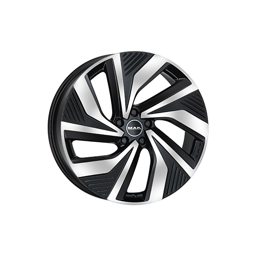 Alu kola MAK ELECTRA, 19x8 5x112 ET45, černá lesklá + leštění (zátěžová)