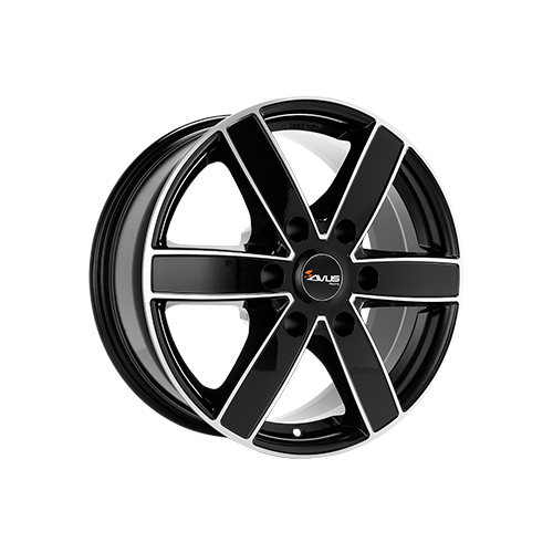 Alu kola AVUS VELGEN AC-V61, 16x6.5 6x120 ET50, černá lesklá + leštění (zátěžová)