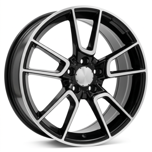 Alu kola Racing Line B5462, 19x7.5 5x112 ET44, černá + leštění