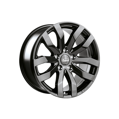 Alu kola CMS C22, 16x6.5 5x120 ET52, černá lesklá (zátěžová)