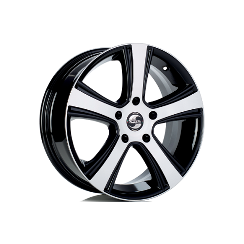 Alu kola SPATH SP23H, 17x7 5x112 ET30, černá lesklá + leštění (zátěžová)