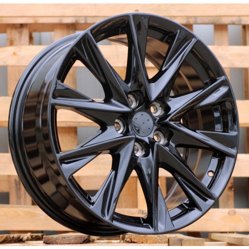 Alu kola Racing Line I1102, 19x7.5 5x114.3 ET45, černá lesklá