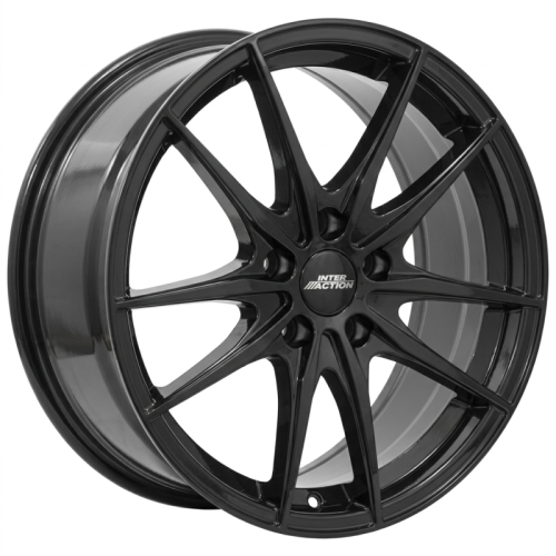 Alu kola INTER ACTION 2 ZODIAC, 15x6 4x100 ET42, černá lesklá
