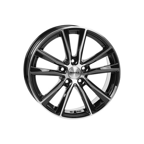 Alu kola MONACO WHEELS MC6, 18x8 5x112 ET45, černá lesklá + leštění