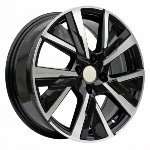 Alu kola Racing Line B5906, 17x7 5x108 ET44, černá + leštění