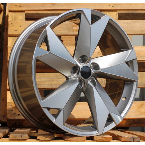 Alu kola Racing Line I5625, 20x8 5x112 ET41, šedivá + leštění