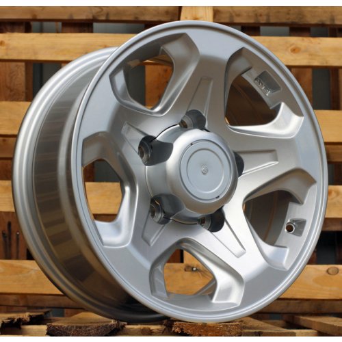 Alu kola Racing Line B1211, 16x7 5x150 ET, stříbrná (zátěžová)