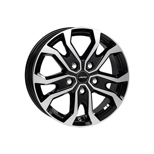 Alu kola AUTEC KISO, 17x7 5x160 ET55, černá lesklá + leštění (zátěžová)