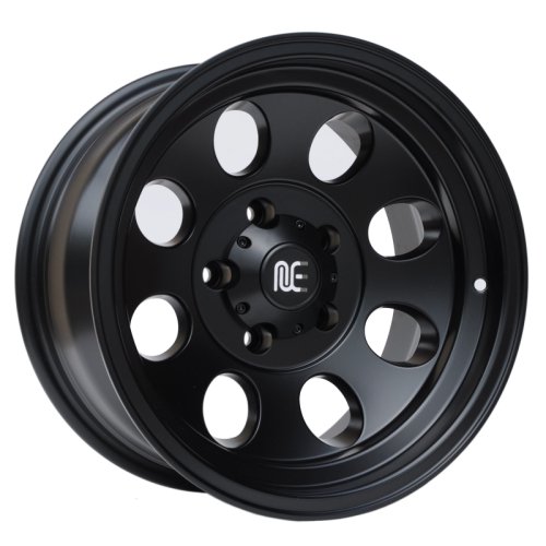 Alu kola Racing Line BY997, 16x8 5x114.3 ET-25, černá matná (zátěžová)