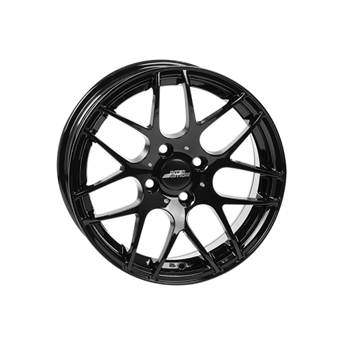 Alu kola INTER ACTION SPORT, 15x7 4x100 ET38, černá lesklá