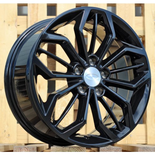 Alu kola Racing Line B5433, 16x6.5 5x108 ET50, černá lesklá