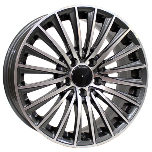 Alu kola Arceo DY980, 20x8.5 5x112 ET35, šedivá + leštění (zátěžová)