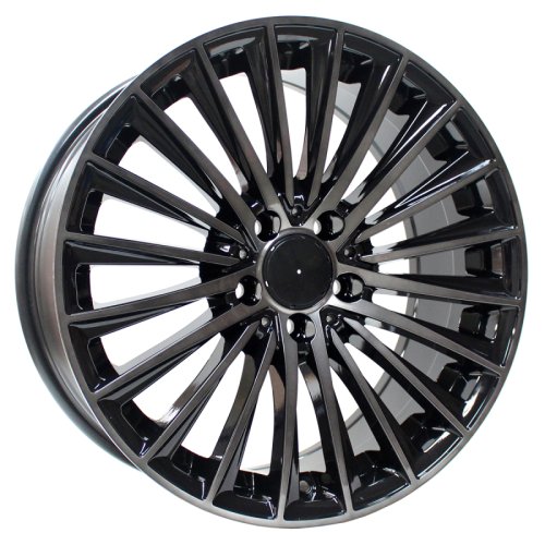 Alu kola Arceo DY988, 18x8 5x112 ET40, černá + tmavé leštění (zátěžová)