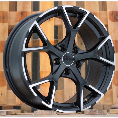 Alu kola Racing Line 3S5997, 17x7.5 5x112 ET42, černá matná + leštění
