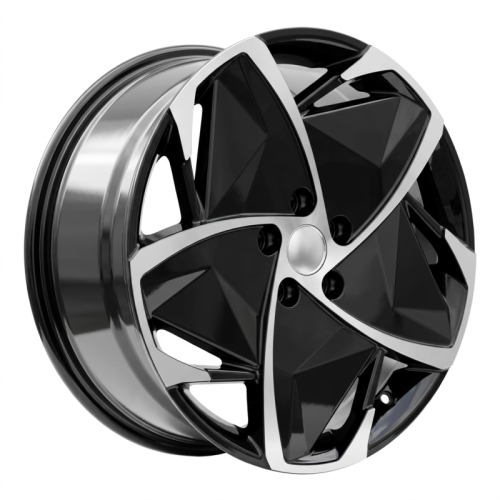 Alu kola Racing Line A5901, 19x8 5x114.3 ET50, černá + leštění