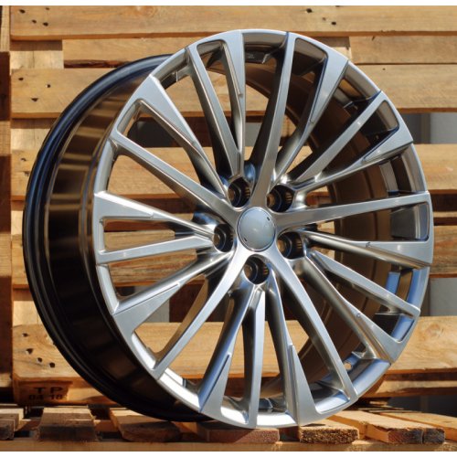 Alu kola Racing Line Y1118, 19x8 5x114.3 ET40, titanová metalíza