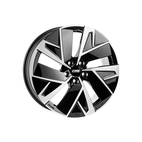 Alu kola CMS C32-AERO, 19x7.5 5x114.3 ET45, černá lesklá + leštění (zátěžová)