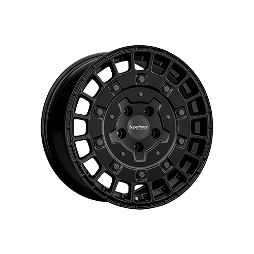 Alu kola SUPER METAL RIG, 18x8 6x120 ET45, černá matná (zátěžová)