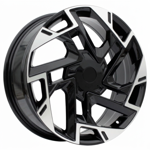 Alu kola Racing Line B1927, 18x7.5 5x114.3 ET51, černá + leštění