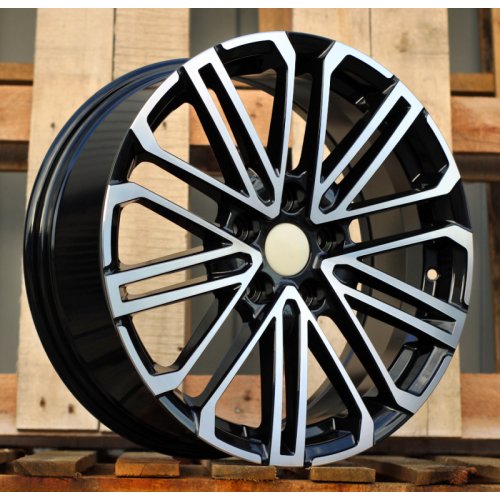 Alu kola Racing Line B1994, 17x7 5x114.3 ET45, černá + leštění